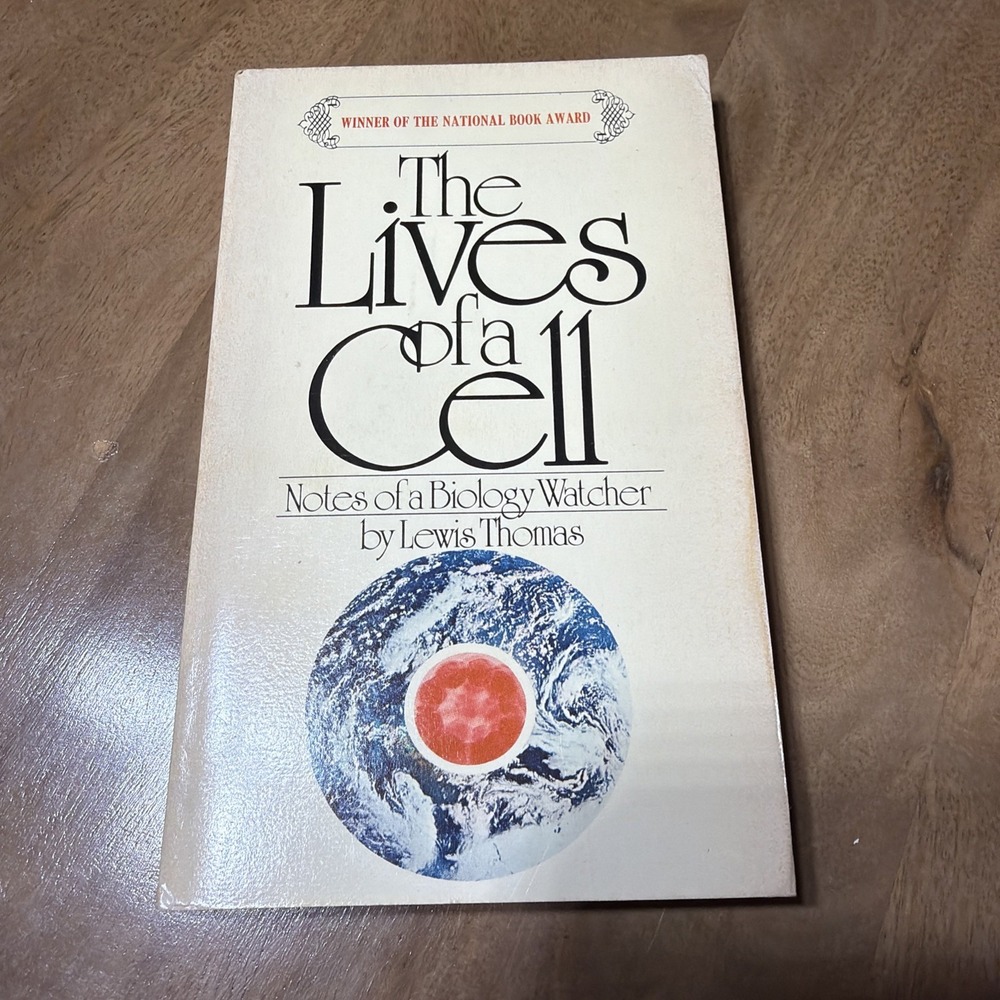 The Lives Of A Cell Lewis Thomas 1974 Paperback Biology Science Book